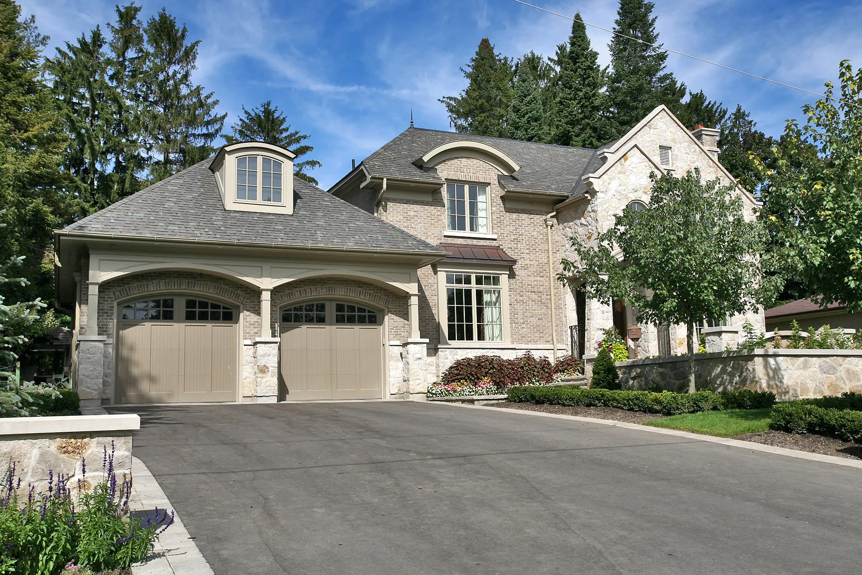Completed custom home handover